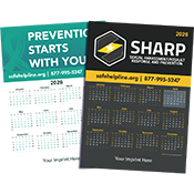 2026 Awareness Calendar Magnet - Military