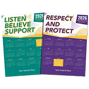 2026 Awareness Calendar Magnet