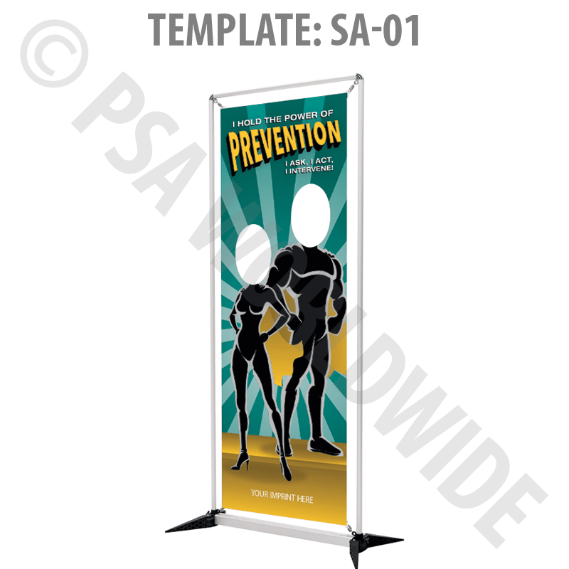 Performer Double Face Cutout Banner Display Kit - Display Pros