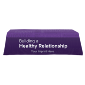 Full-Color Table Throw Domestic Violence