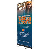 Denim Day Retract-A-Banner