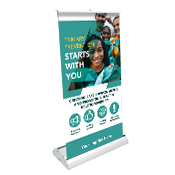 Sexual Assault Prevention Mini Retract-A-Banner