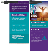 Suicide Prevention Banner Pen with Lifeline