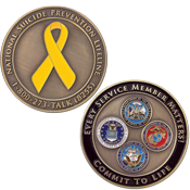 Suicide Prevention Challenge Coin