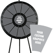 Large Adjustable Game Wheel Graphics Only