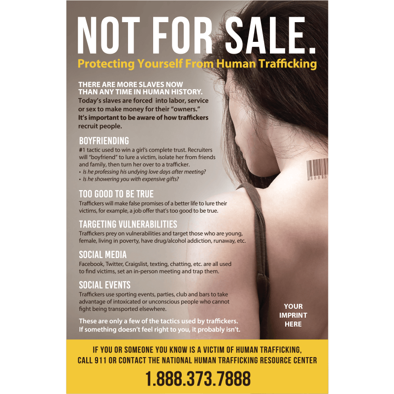 Human Trafficking Poster Set