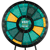 "What Would You Do?" Wheel University Graphics Only