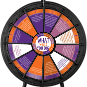 "What Would You Do?" Mini Wheel- Dating Violence Graphics Only