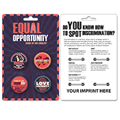 Equal Opportunity Button Pack
