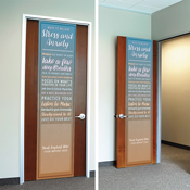 Well-Being and Suicide Prevention Door Wrap