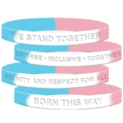Transgender Flag Bracelet