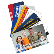 Tips For Adjusting to Military Life Info Cards