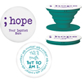 PopGrip®Teal Suicide Prevention- 1-color imprint