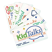 Kid Talks. Discussions to Keep your Kids Safe Info Cards