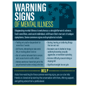 Signs of Mental Illness Magnet