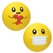 Mask or Hugging Emoji Stress Reliever