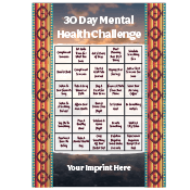 30 Day Mental Health Challenge Magnet- Native