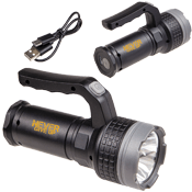 LED Flashlight and COB Worklight Rechargeable