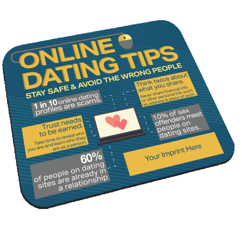 Online Dating Tips Mouse Pad