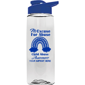 Child Abuse Prevention & Hydration Bottle 26 OZ.