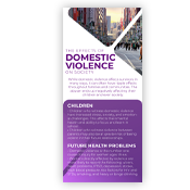 Effect of Domestic Violence Rack Card