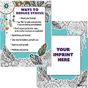 Ways to Reduce Stress Coloring Book - Native