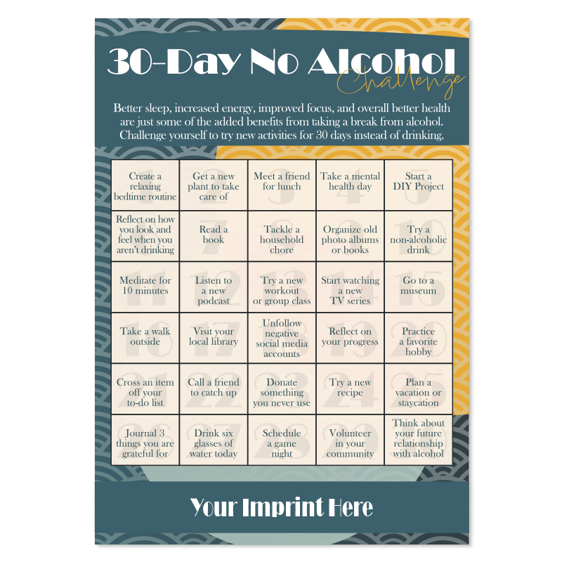30-Day No Alcohol Challenge Magnet