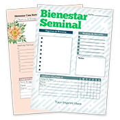 Wellness Notepad Tracker - Spanish