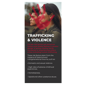 Trafficking and Violence Native Rack Card