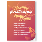 Healthy Relationship Rights Notebook - Native