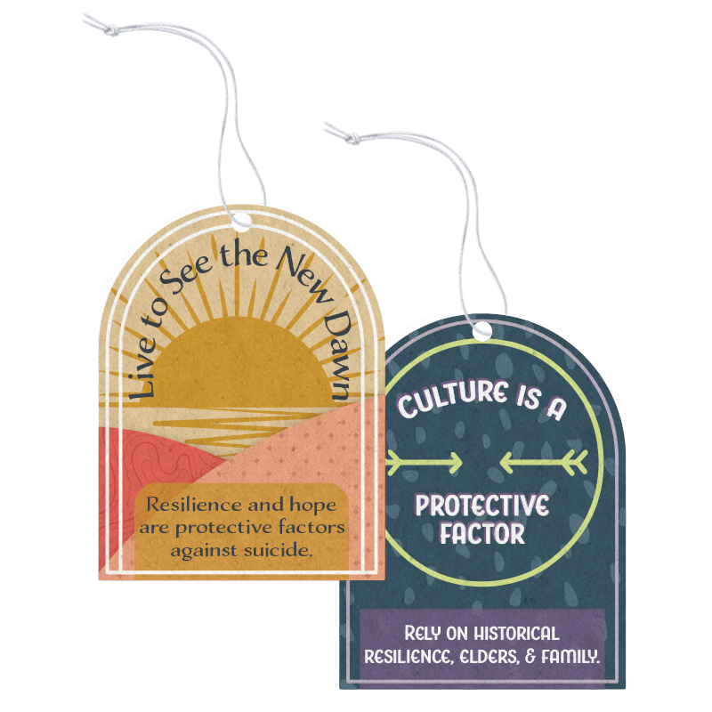 Suicide Prevention Air Freshener - Native