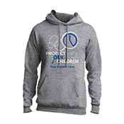 Child Abuse Awareness Hoodie 2 colors/1 location